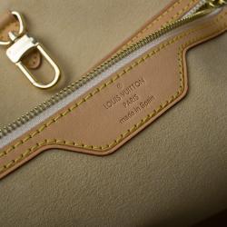 مملوكة مسبقًا حقيبة يد لوي فيتون هامبستيد كانفاس دامير أزور أزرق و أبيض