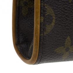 Pre Owned Louis Vuitton Monogram Canvas Pochette Florentine