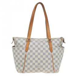 Pre Owned Louis Vuitton Damier Azur Canvas Totally PM Bag