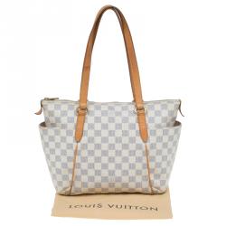 Pre Owned Louis Vuitton Damier Azur Canvas Totally PM Bag