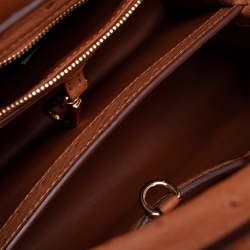 مملوكة مسبقًا Louis Vuitton Tan Ostrich Leather Capucines PM Bag