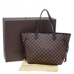 مملوكة مسبقًا Louis Vuitton Damier Ebene Canvas Neverfull MM Bag