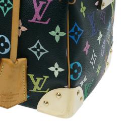 Pre Owned Louis Vuitton Black Multicolore Monogram Canvas Speedy 30 Bag
