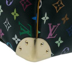 Pre Owned Louis Vuitton Black Multicolore Monogram Canvas Speedy 30 Bag