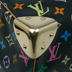 Pre Owned Louis Vuitton Black Multicolore Monogram Canvas Speedy 30 Bag