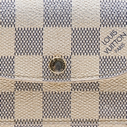 Pre Owned Louis Vuitton Damier Azur Pochette Solo Belt Bag