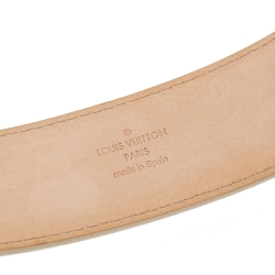 Pre Owned Louis Vuitton Damier Azur Pochette Solo Belt Bag