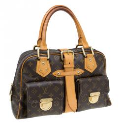 Pre Owned حقيبة لوي فيتون مانهاتن كانفاس مونوغرامي GM