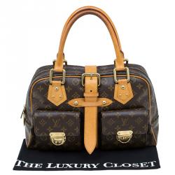Pre Owned حقيبة لوي فيتون مانهاتن كانفاس مونوغرامي GM