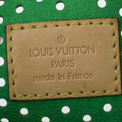 Pre Owned حقيبة لوي فيتون سبيدي 30 كانفاس أخضر مثقب إصدار محدود