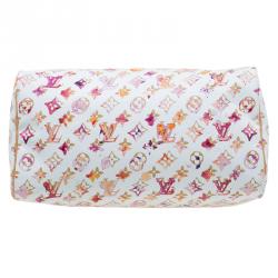 مملوكة مسبقًا حقيبة لوي فيتون سبيدي أكواريل ريتشارد برنس ألوان مائية كانفاس 35