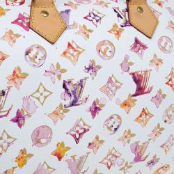 مملوك ة مسبقًا حقيبة لوي فيتون سبيدي أكواريل ريتشارد برنس ألوان مائية كانفاس 35