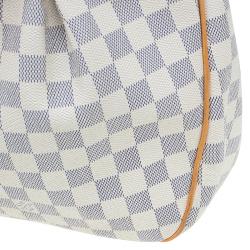 Pre Owned حقيبة لوي فيتون إيفورا كانفاس أزور دامييه MM