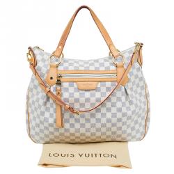 Pre Owned حقيبة لوي فيتون إيفورا كانفاس أزور دامييه MM