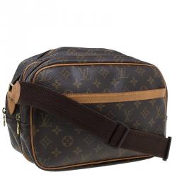 Pre Owned Louis Vuitton Monogram Canvas Reporter PM Bag