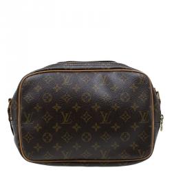 Pre Owned Louis Vuitton Monogram Canvas Reporter PM Bag