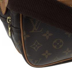 Pre Owned Louis Vuitton Monogram Canvas Reporter PM Bag