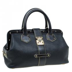 Pre Owned حقيبة لوي فيتون لو أنجينو جلد سوهالي أسود PM