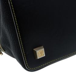 Pre Owned حقيبة لوي فيتون لو أنجينو جلد سوهالي أسود PM