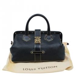 Pre Owned حقيبة لوي فيتون لو أنجينو جلد سوهالي أسود PM