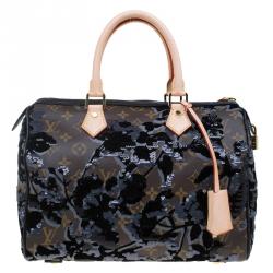 مملوكة مسبقًا حقيبة لوي فيتون سبيدي فلور دو جي  إصدار محدود كانفاس مونوغرامي 30