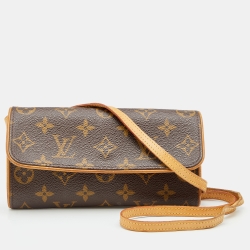 Louis Vuitton Monogram Pochette Twin PM M51854 Bag Shoulder Ladies