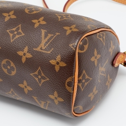 Pre Owned Louis Vuitton Monogram Canvas Nano Speedy Bag