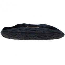 Pre Owned Louis Vuitton Black Monogram Nylon Devi Pochette MM