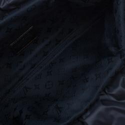 Pre Owned Louis Vuitton Black Monogram Nylon Devi Pochette MM