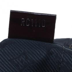 Pre Owned Louis Vuitton Black Monogram Nylon Devi Pochette MM