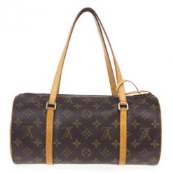 Pre Owned Louis Vuitton Monogram Canvas Papillon 30 Bag With Accessories Pouch