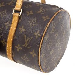 Pre Owned Louis Vuitton Monogram Canvas Papillon 30 Bag With Accessories Pouch
