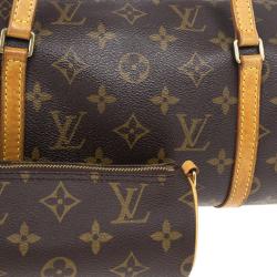 Pre Owned Louis Vuitton Monogram Canvas Papillon 30 Bag With Accessories Pouch