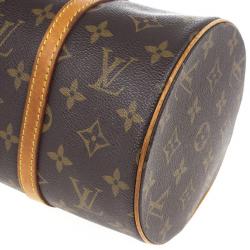 Pre Owned Louis Vuitton Monogram Canvas Papillon 30 Bag With Accessories Pouch