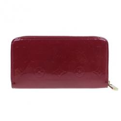 Louis Vuitton Red Vernis Zippy Continental Wallet