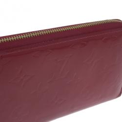 Louis Vuitton Red Vernis Zippy Continental Wallet