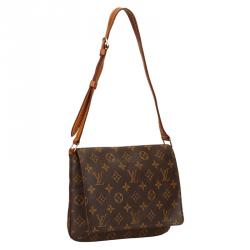 Pre Owned Louis Vuitton Monogram Musette Tango Short Strap Shoulder Bag