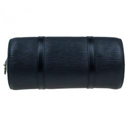 Pre Owned حقيبة يد وحقيبة صغيرة لوي فيتون سوفلو جلد إيبي سوداء