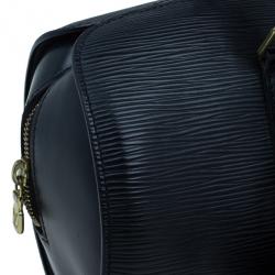 Pre Owned حقيبة يد وحقيبة صغيرة لوي فيتون سوفلو جلد إيبي سوداء