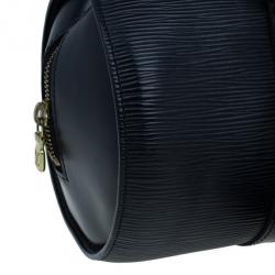 Pre Owned حقيبة يد وحقيبة صغيرة لوي فيتون سوفلو جلد إيبي سوداء