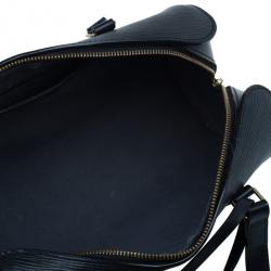 Pre Owned حقيبة يد وحقيبة صغيرة لوي فيتون سوفلو جلد إيبي سوداء