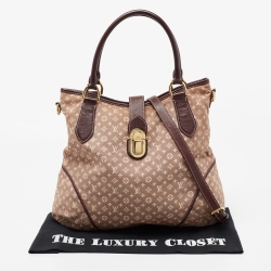 Pre Owned Louis Vuitton Sepia Monogram Idylle Elegie Bag