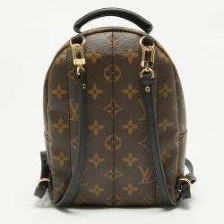 Pre Owned حقيبة ظهر لوي فيتون بالم سبرينغز كانفاس مونوغرامي صغيرة