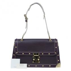 مملوكة مسبقًا Louis Vuitton Purple Suhali Leather L’Aimable Shoulder Bag