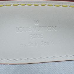 Pre Owned Louis Vuitton White Suhali Leather L’Aimable Shoulder Bag