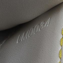 Pre Owned Louis Vuitton White Suhali Leather L’Aimable Shoulder Bag