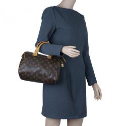 Pre Owned Louis Vuitton Monogram Canvas Speedy 25