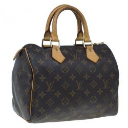 Pre Owned Louis Vuitton Monogram Canvas Speedy 25