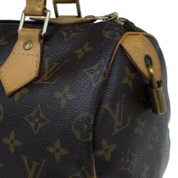 Pre Owned Louis Vuitton Monogram Canvas Speedy 25