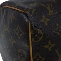 Pre Owned Louis Vuitton Monogram Canvas Speedy 25